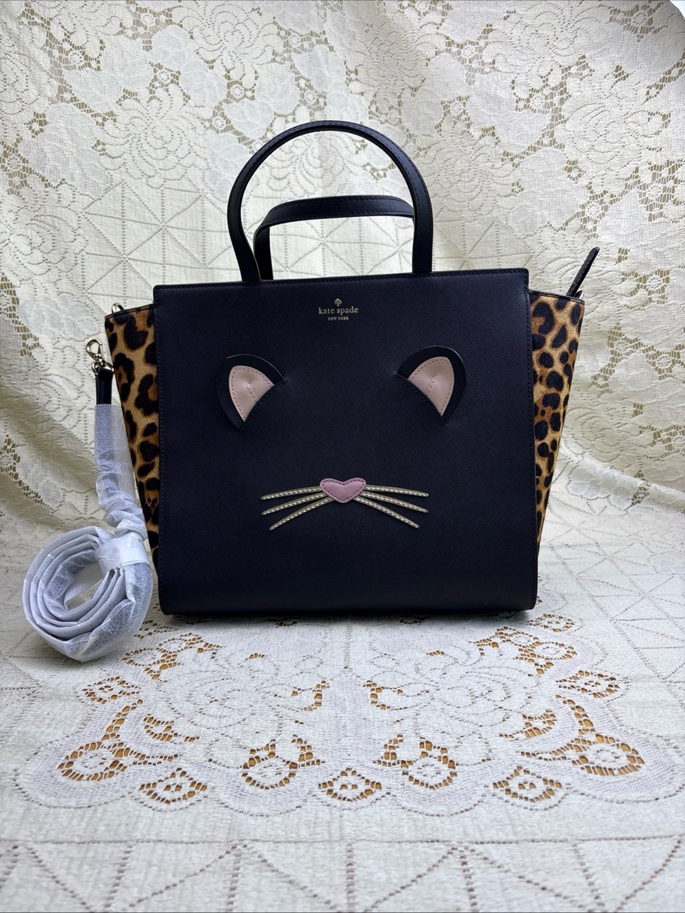 NWT Kate Spade Run Wild Leopard Hayden Shoulder bag Handbag